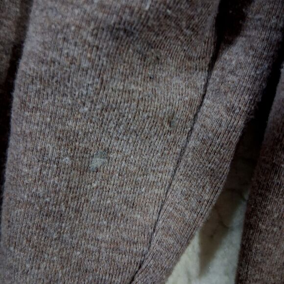 Banana Republic Womens Size S Shawl Neck Brown 2 Button Sweater Kangaroo Pocket - Picture 6 of 13